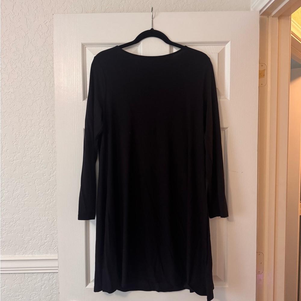 Old Navy Classic Black Long Sleeve Dress